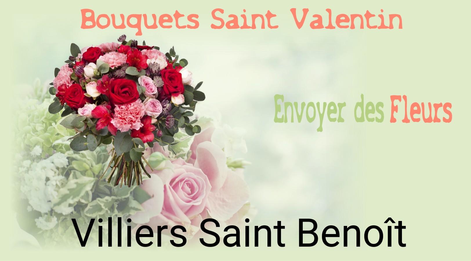 Roses de Saint-Valentin livrées à Villiers-Saint-Benoît